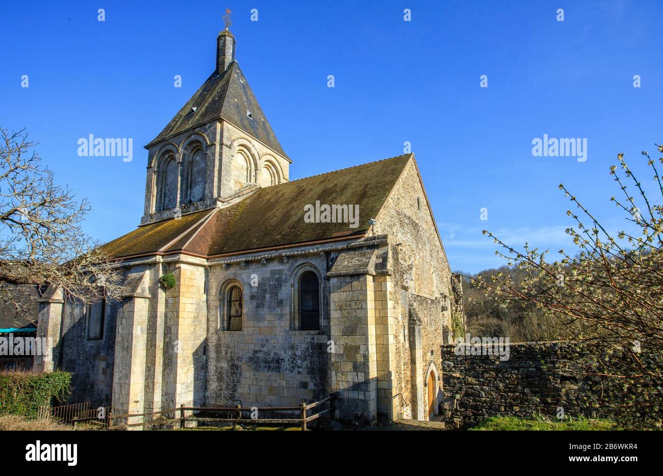 Frankreich, Indre, Berry, Creuse Valley, Gargilesse Dampierre, beschriftet Les Plus Beaux Villages de France (Die Schönsten Dörfer Frankreichs), Saint L Stockfoto