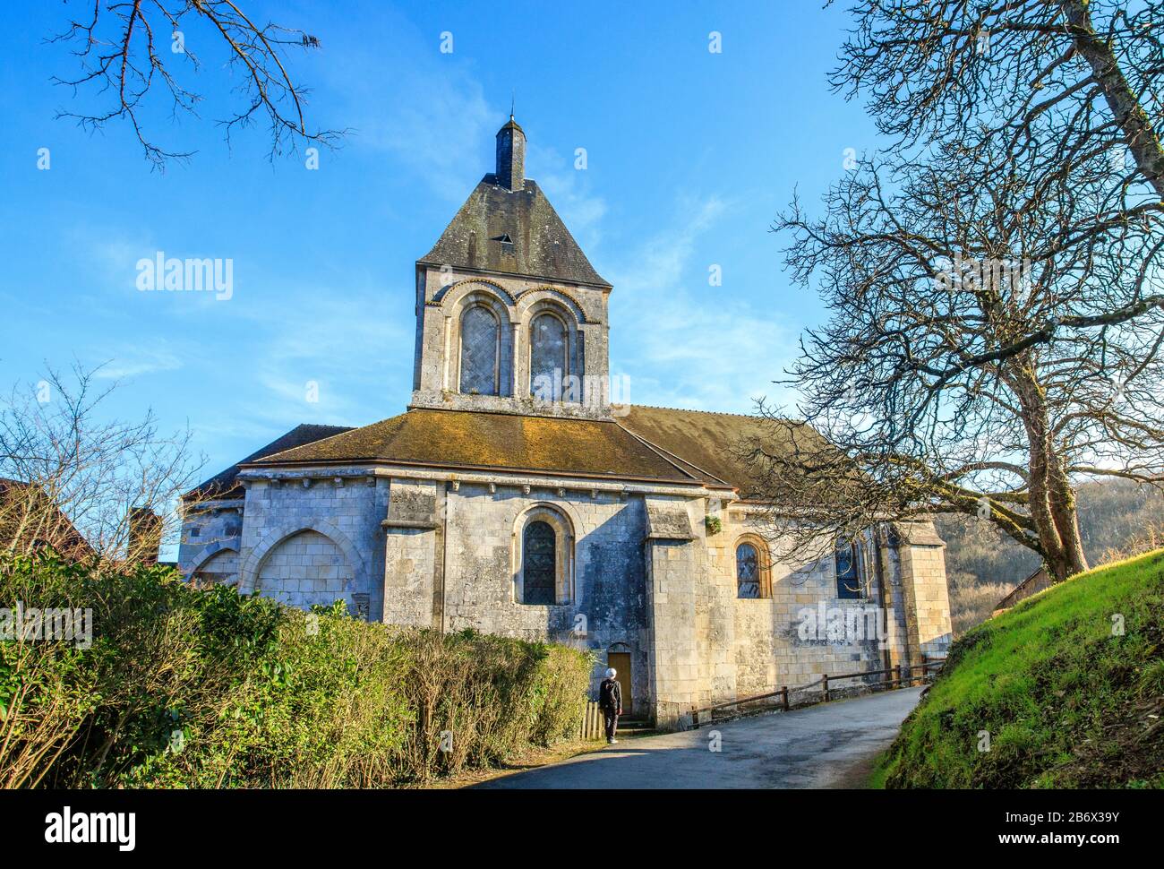 Frankreich, Indre, Berry, Creuse Valley, Gargilesse Dampierre, beschriftet Les Plus Beaux Villages de France (Die Schönsten Dörfer Frankreichs), Saint L Stockfoto