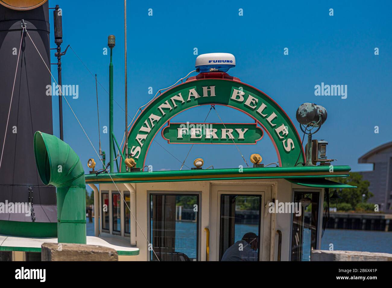 Savannah Belles Ferry Stockfoto