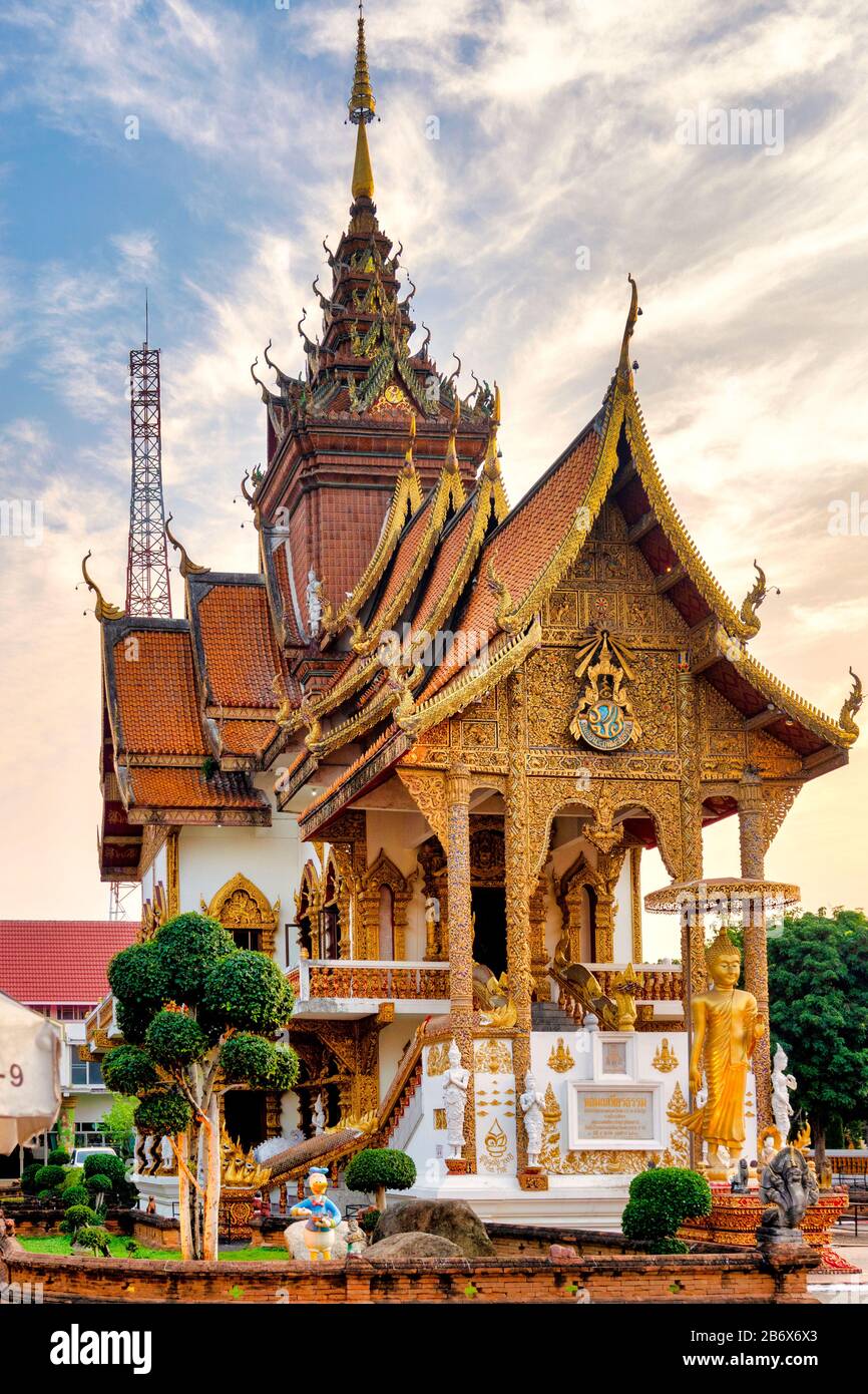 Wat Buppharam, Chiang Mai, Thailand Stockfoto