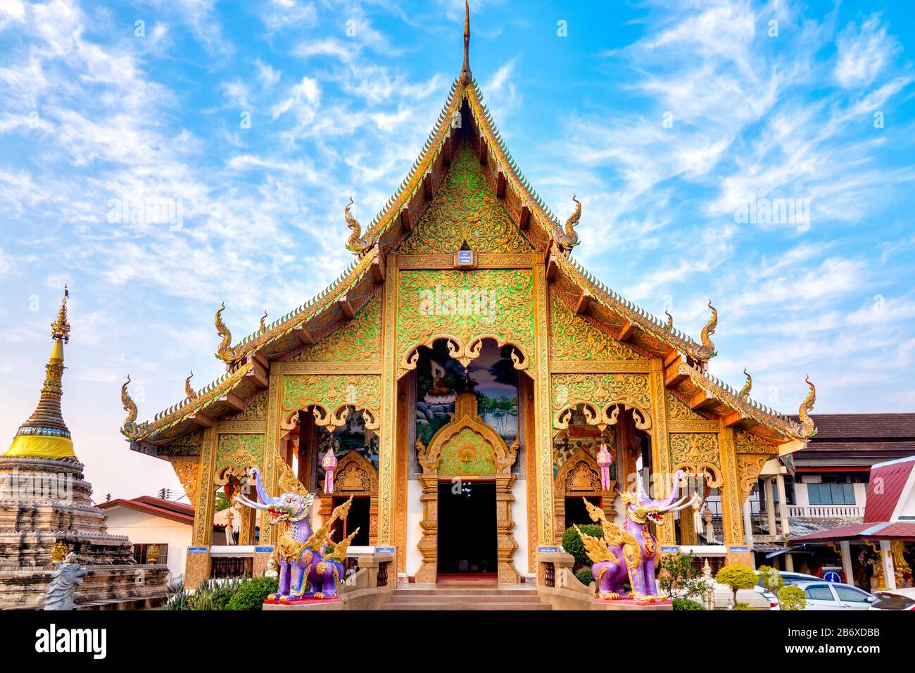 Wat Chetawan, Chiang Mai, Thailand Stockfoto