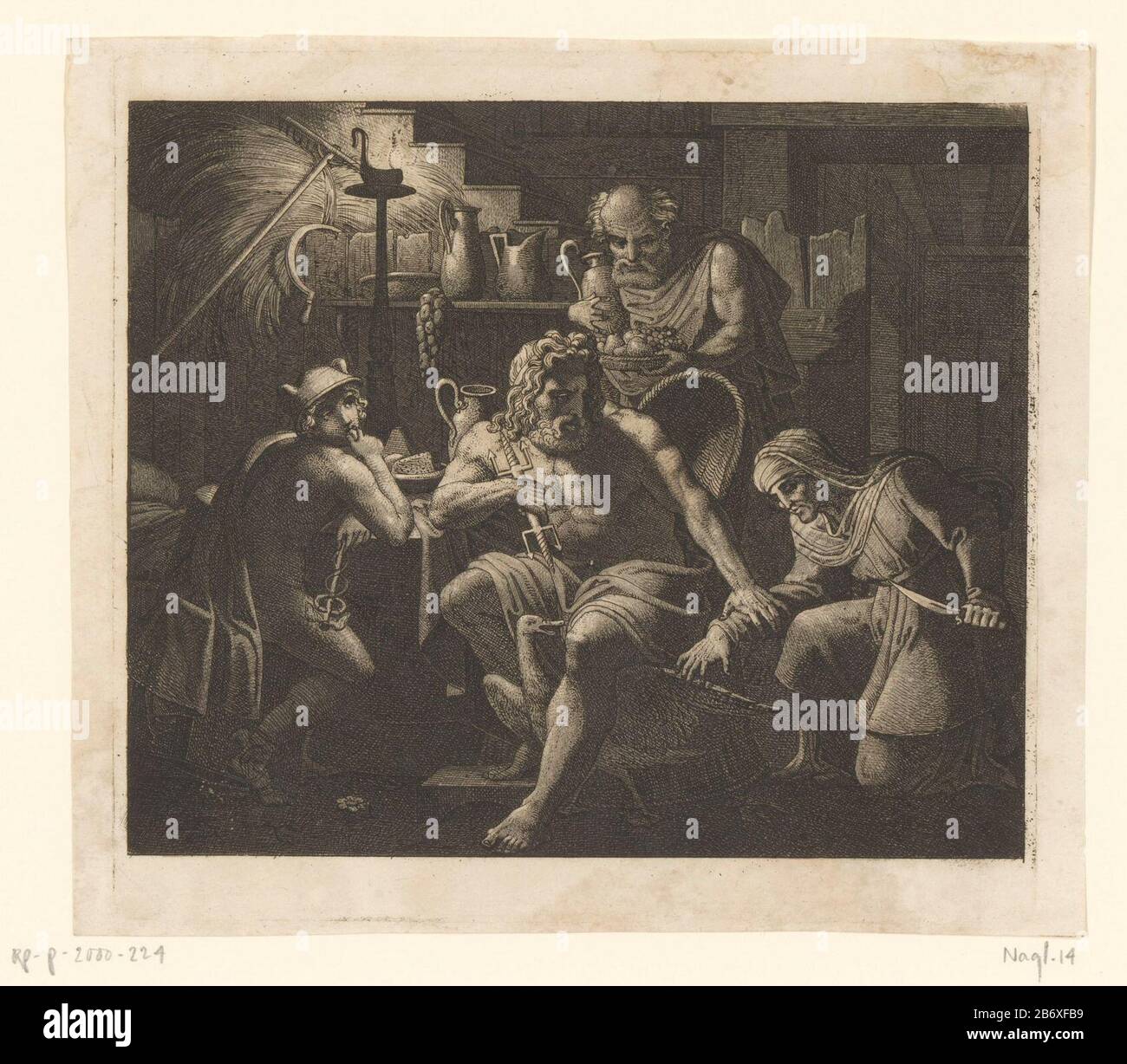 Jupiter und Merkur bei Philemon und BaucisIdeeën (Serientitel) Objekttyp: Druckseriennummer: 14 / 19Objektnummer: RP-P-2000-224Katalogogusreferenz: Nagler Künstlerlexikon 14 Aufschriften / Marken: Sammlermarke, Verso, gestempelt: Lugt 2228 Sammlermarke, Verso, gestempelt: Lugt 2760 Hersteller: Druckmaschine Karl Russ: Druckca. CA. Physikalische Merkmale: Ätzung und Aquatintmaterial: Papiertechnik: Ätzmaße: Plattenkante: H 166 mm × W 187 mm Betreff: (Geschichte) Philemon und Baucis Stockfoto