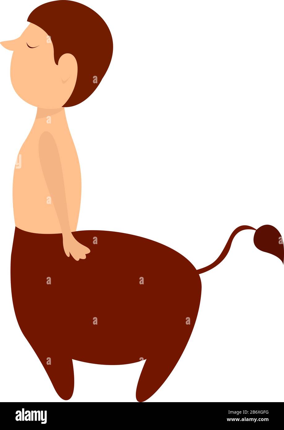 Centaur, Abbildung, Vektor auf weißem Hintergrund. Stock Vektor