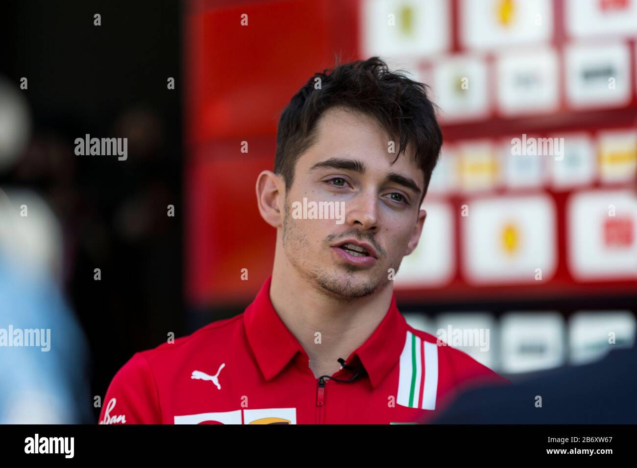 Melbourne, Australien. März 2020; Formel 1, großer Preis von Australien, Übungstag; Scuderia Ferrari-Fahrer Charles Leclerc Credit: Action Plus Sports Images/Alamy Live News Stockfoto