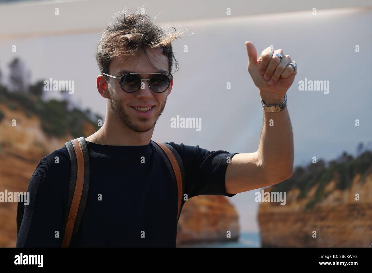 Melbourne, Australien. März 2020; Formel 1, großer Preis von Australien, Ankunftstag; Scuderia AlphaTauri Honda, Pierre Gasly Credit: Action Plus Sports Images/Alamy Live News Stockfoto