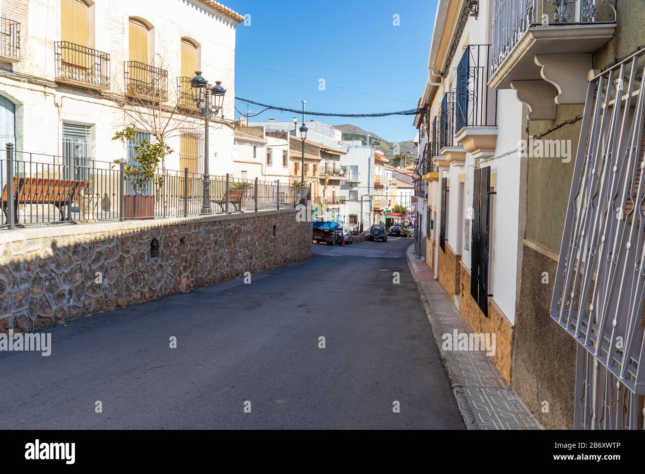 Oria eine Kleine Stadt im ländlichen Andalusien Spanien Stockfoto