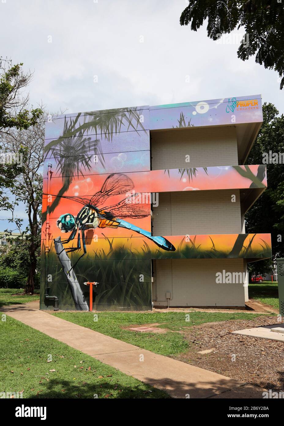 Graffiti in Darwin, Northern Territory, Australien Stockfoto