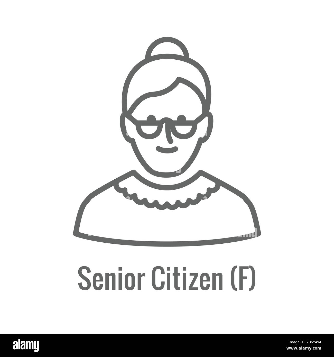 Generations - Ruhestand Icon Set mit Überlegungen für den Ruhestand Stock Vektor