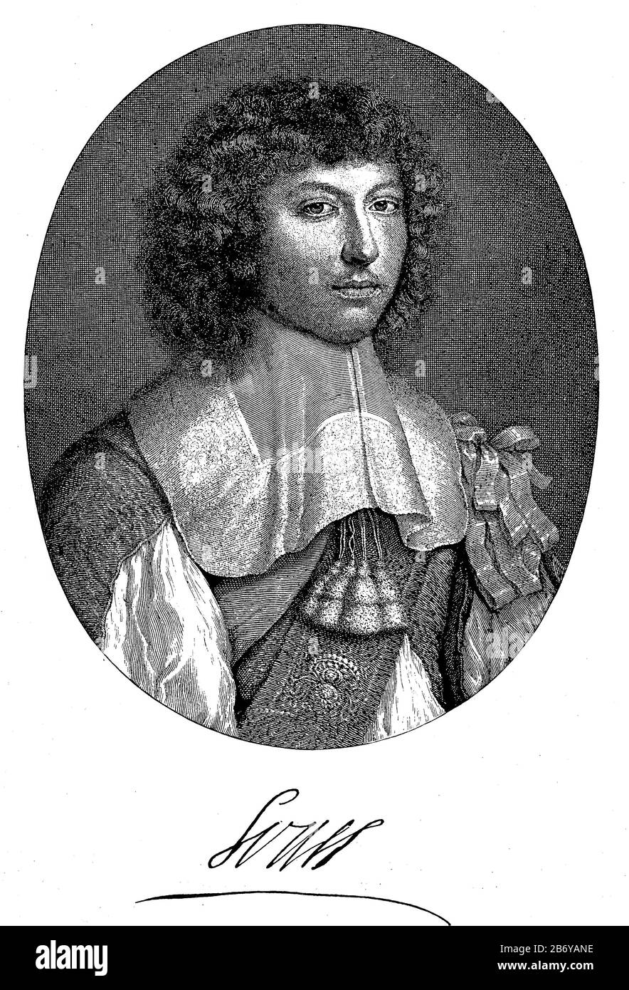 Ludwig XVI., Ludwig 14., 5. September 1638-1. September 1715, war ein französischer Fürst der Familie Bourbon und von 1643 bis zu seinem Tod König von Frankreich und Navarra und Mitfürst von Andorra/Ludwig IV., Ludwig IV., 5. September 1638-1. September 1715, war ein fränkischer Prinz aus dem Haus Bourbon und von 1643 bis zu einem Tod König von Frankreich und Navarra sowie Kofürst von Andorra, historisch, digital verbesserte Wiedergabe eines Originals aus dem 19. Jahrhundert / Digitale Produktion einer Originalanlage aus dem 19. Jahrhuntert, Stockfoto