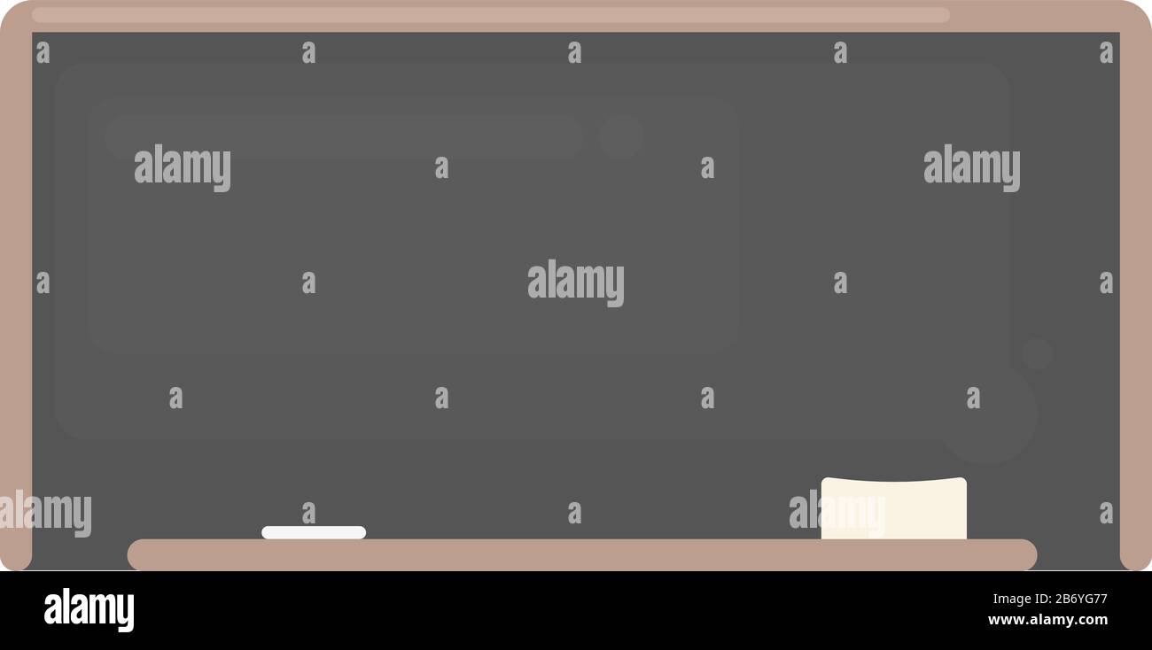Blackboard, Illustration, Vektor auf weißem Hintergrund. Stock Vektor