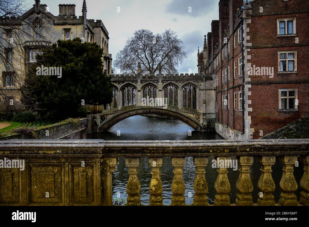 Schöne Brücke von Sighs Cambridge UK Stockfoto