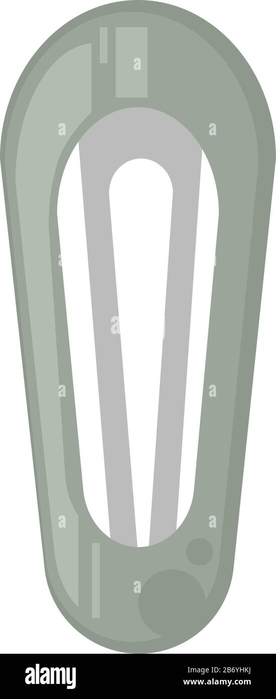 Haarbrosche, Abbildung, Vektor auf weißem Hintergrund. Stock Vektor