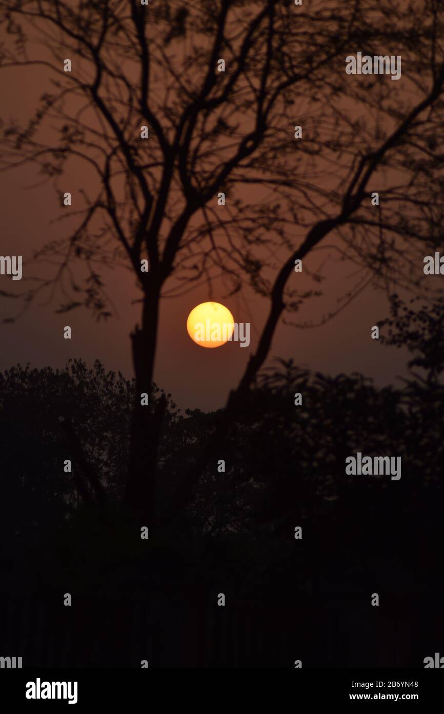 Sonnenuntergang Stockfoto