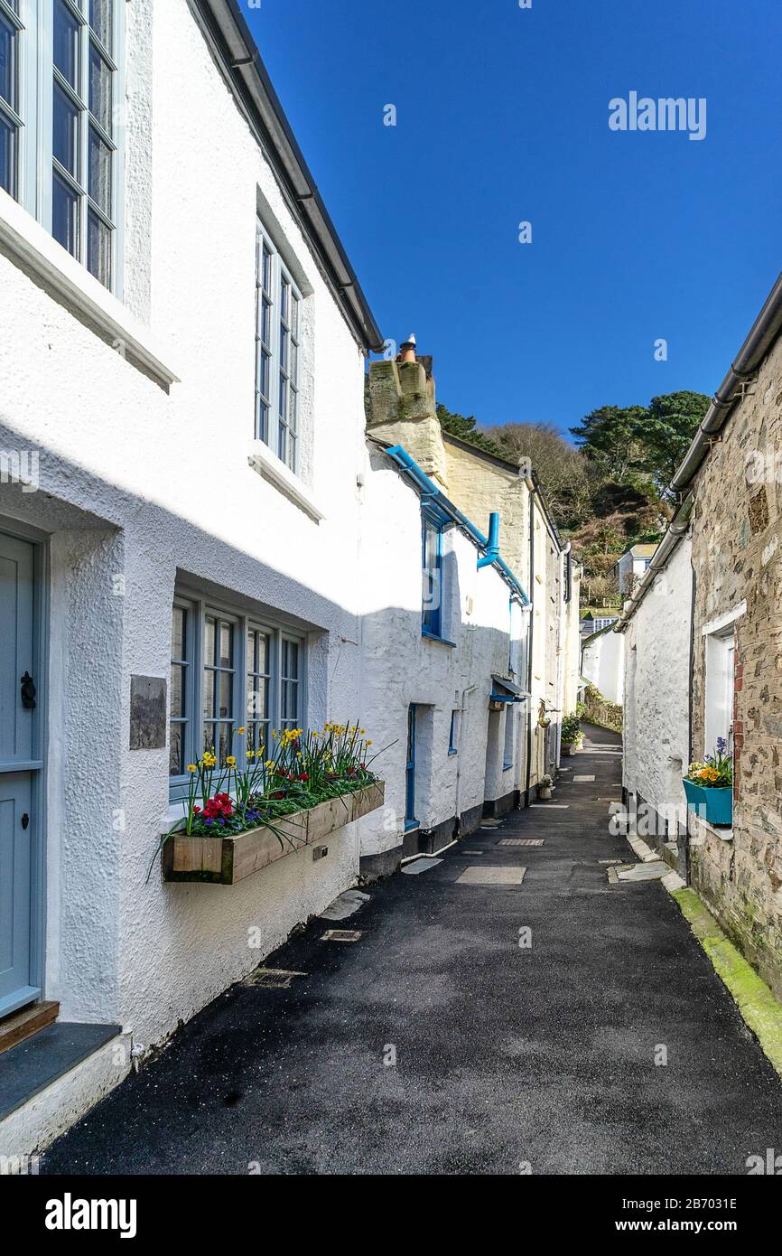 Fowey in Cornwall im Südwesten englands Stockfoto