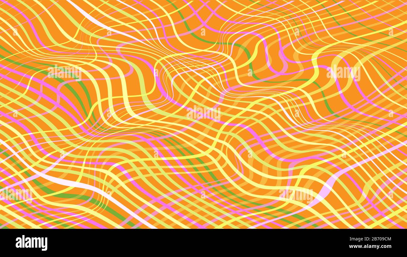 Abstrakter geometrischer Vektor-Hintergrund von diagonalen wellenförmigen farbigen Linien. Stock-Vektor-Illustration, moderne Farben für Cover-Design, Textilien, Design Stock Vektor