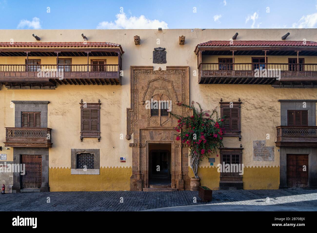 Das Kolumbushaus in Las Palmas de Gran Canaria Stockfoto