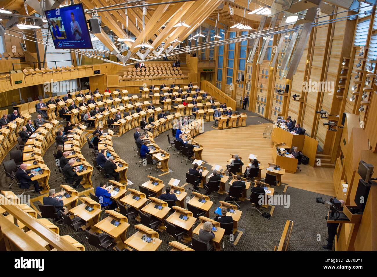 Edinburgh, Großbritannien. März 2020. Abgebildet: Jeane Freeman MSP - Kabinettsministerin für Gesundheit und Sport. Dringende Erklärung: Roman Coronavirus COVID-19 Update Credit: Colin Fisher/Alamy Live News Stockfoto