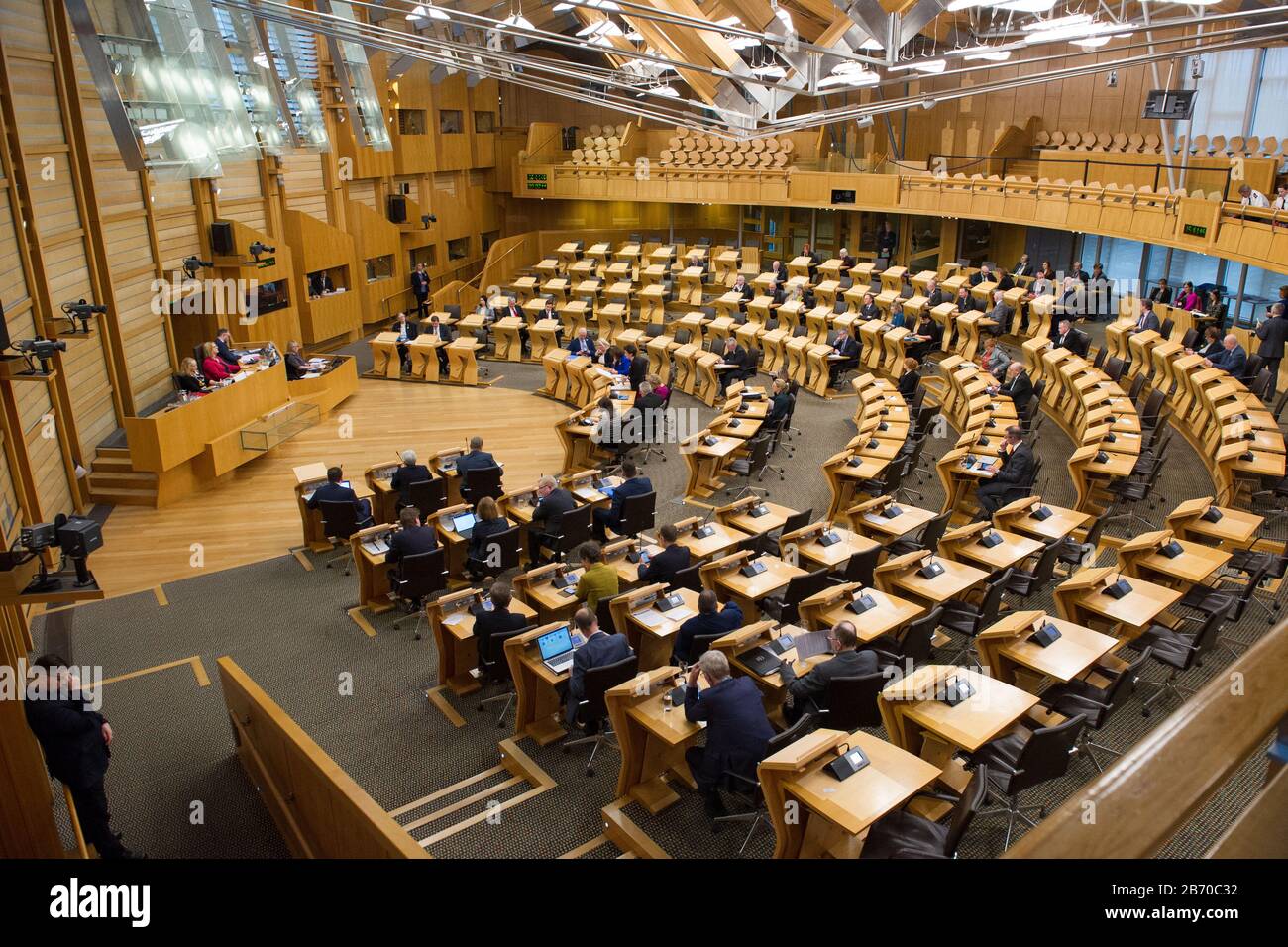 Edinburgh, Großbritannien. März 2020. Abgebildet: Jeane Freeman MSP - Kabinettsministerin für Gesundheit und Sport. Dringende Erklärung: Roman Coronavirus COVID-19 Update Credit: Colin Fisher/Alamy Live News Stockfoto