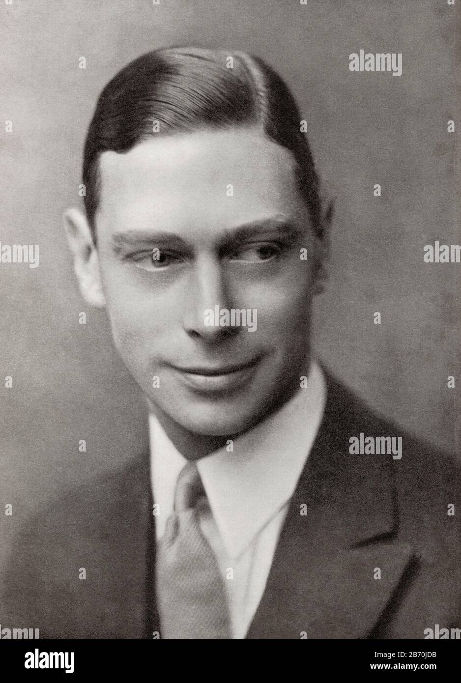 Prinz Albert Frederick Arthur George, Future George VI, 1895 - 1952. König des Vereinigten Königreichs und der Dominions des britischen Commonwealth. Von König Georg dem 6., veröffentlicht 1937. Stockfoto