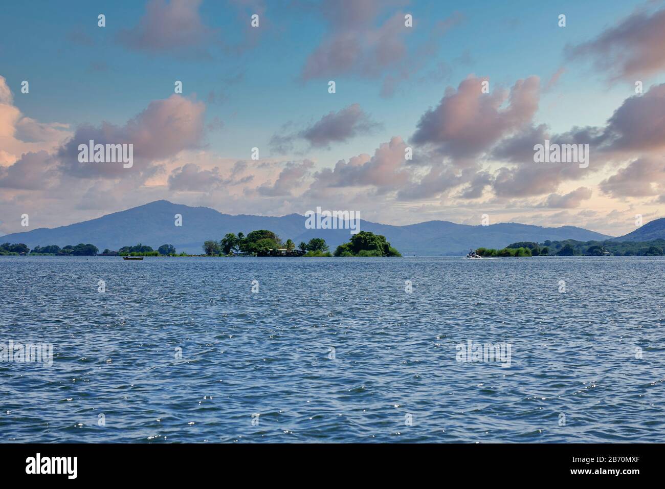 Nicaraguasee, Vulkan Mombacho, Nicaragua Stockfoto