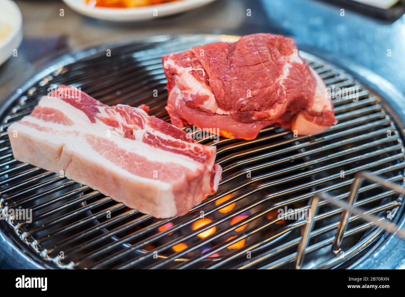 Korean barbecue kimchi Fotos und Bildmaterial in hoher Auflösung Alamy