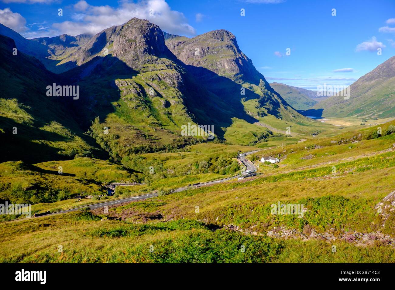 The Three Sisters of Glencoe, Scottish Highlands Stockfoto