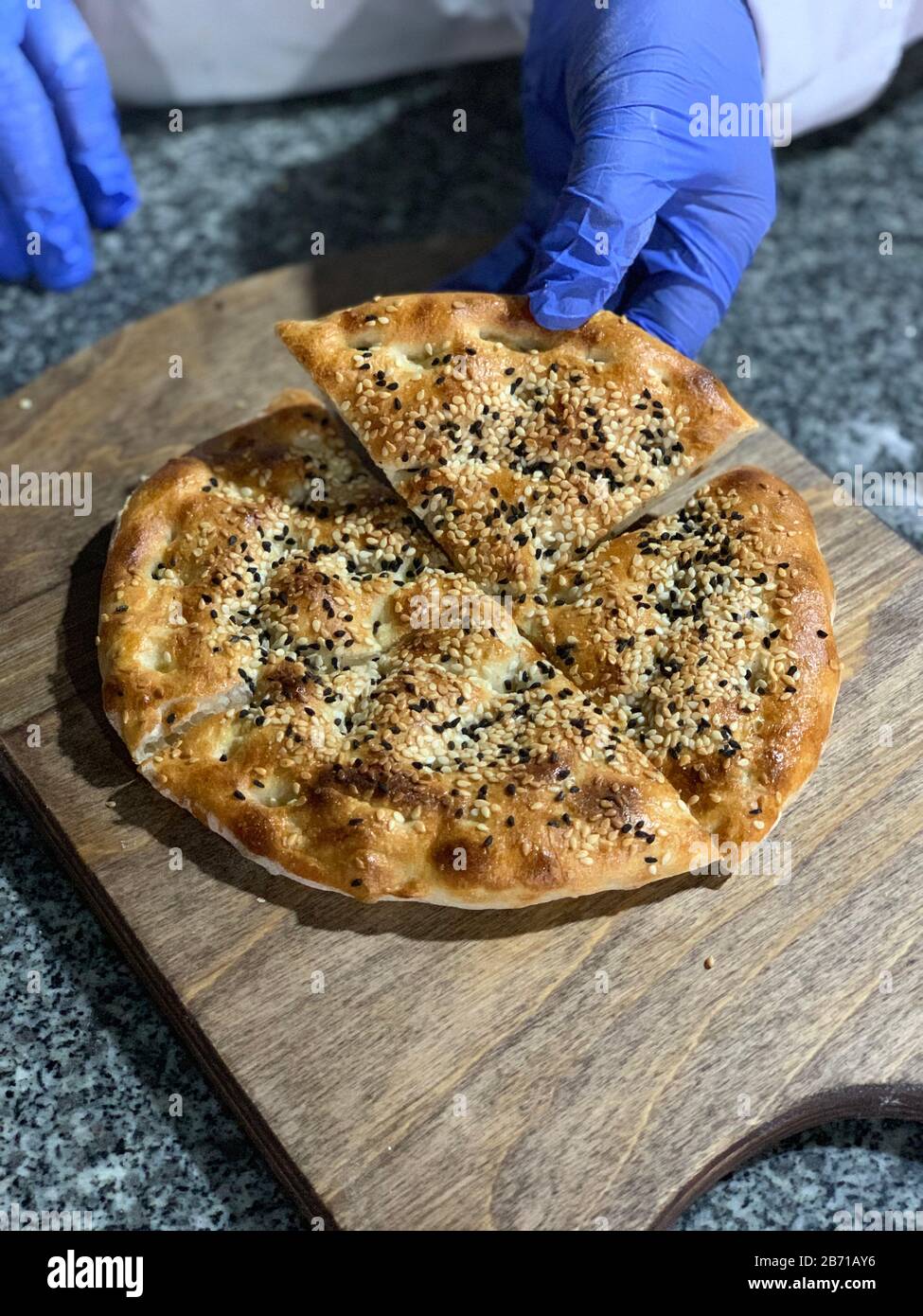 Türkische Pizza - Foto: Pide Stock Stockfoto