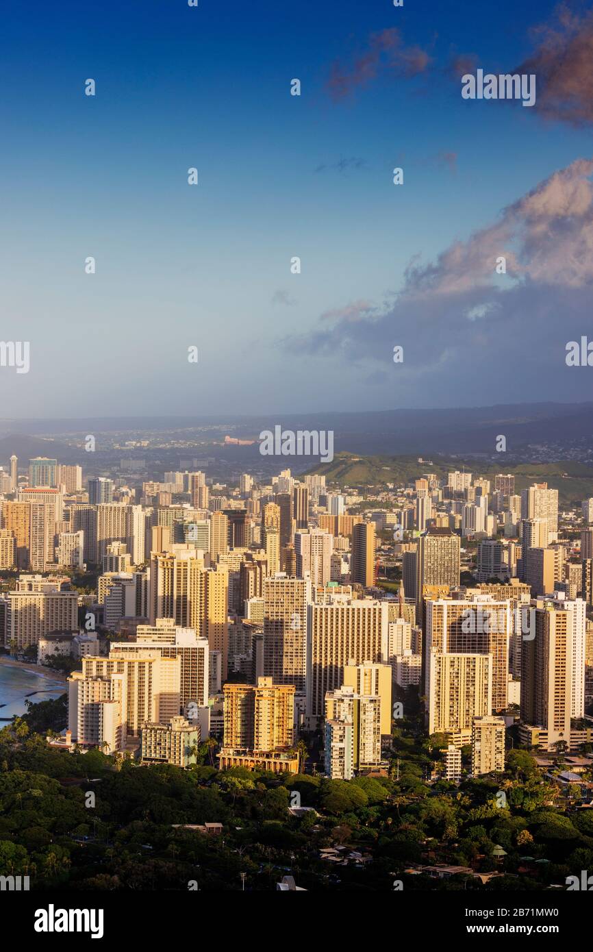 Vereinigte Staaten von Amerika, Hawaii, Oahu Island, Honolulu, Waikiki Stockfoto