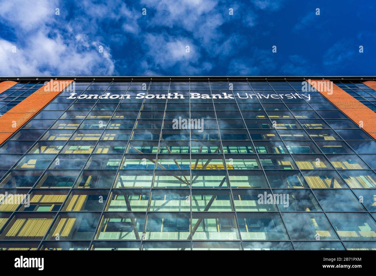 London South Bank University Keyworth Center, Architekten BDP. 2003 Eröffnet. Stockfoto
