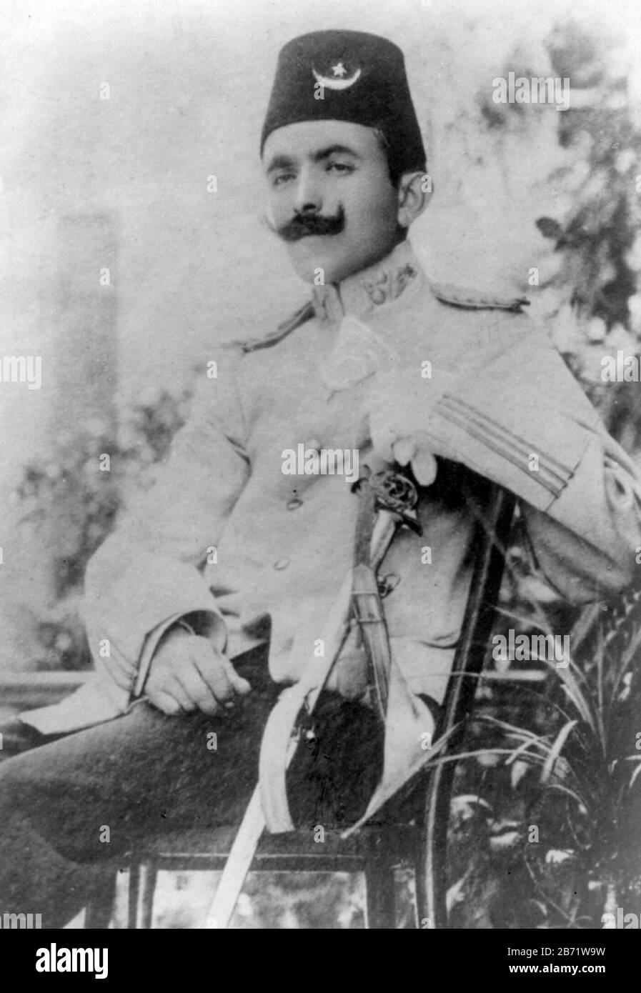 Enver Pasha, Ismail Enver Pasha (1881 - 1922) osmanischer Militäroffizier und Führer der Jungen Türkischen Revolution von 1908. Stockfoto