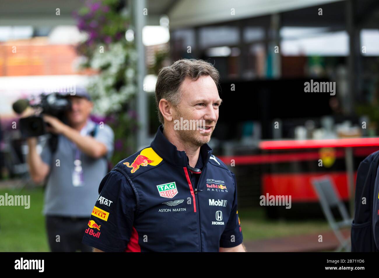 Melbourne, Australien. März 2020. Formel 1, großer Preis von Australien, Übungstag; Red Bull Teamchef Christian Horner Credit: Action Plus Sports Images/Alamy Live News Stockfoto