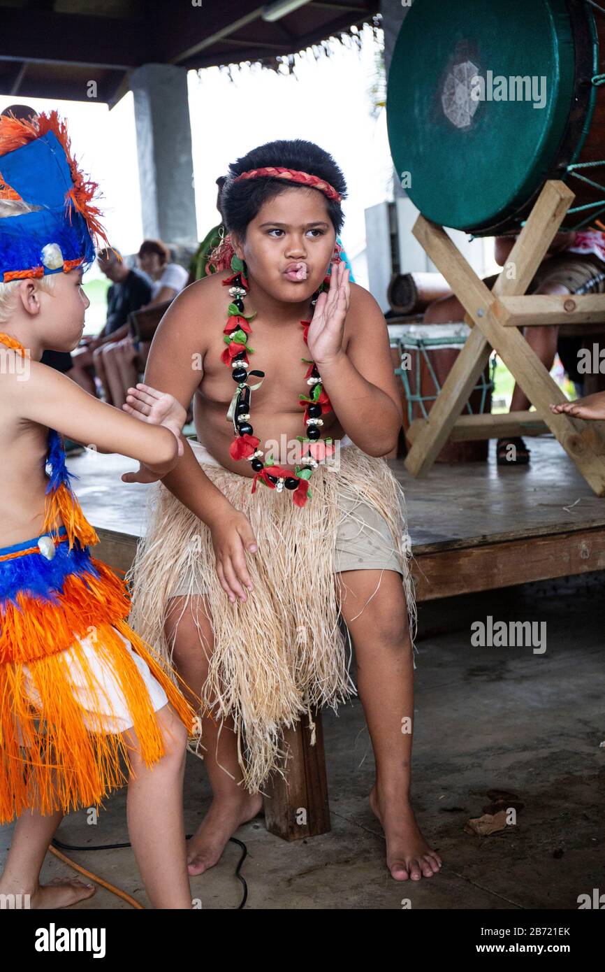 Rarotonga auf den Cookinseln im Pazifik Stockfoto