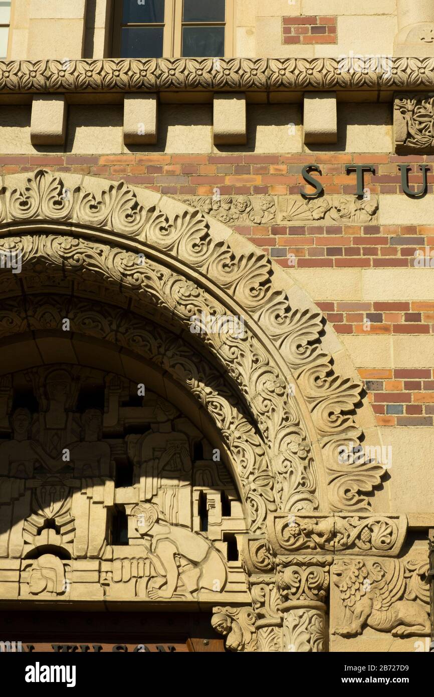 Campus der University of Southern California, Los Angeles, Kalifornien, Vereinigte Staaten von Amerika Stockfoto