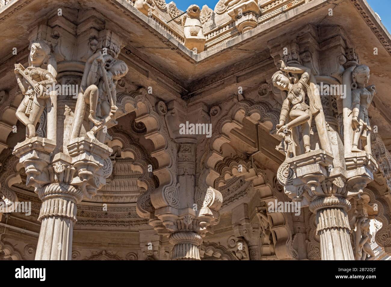 Ashtapad Derasar Jain Temple Ahmedabad Gujarat Indien Stockfoto