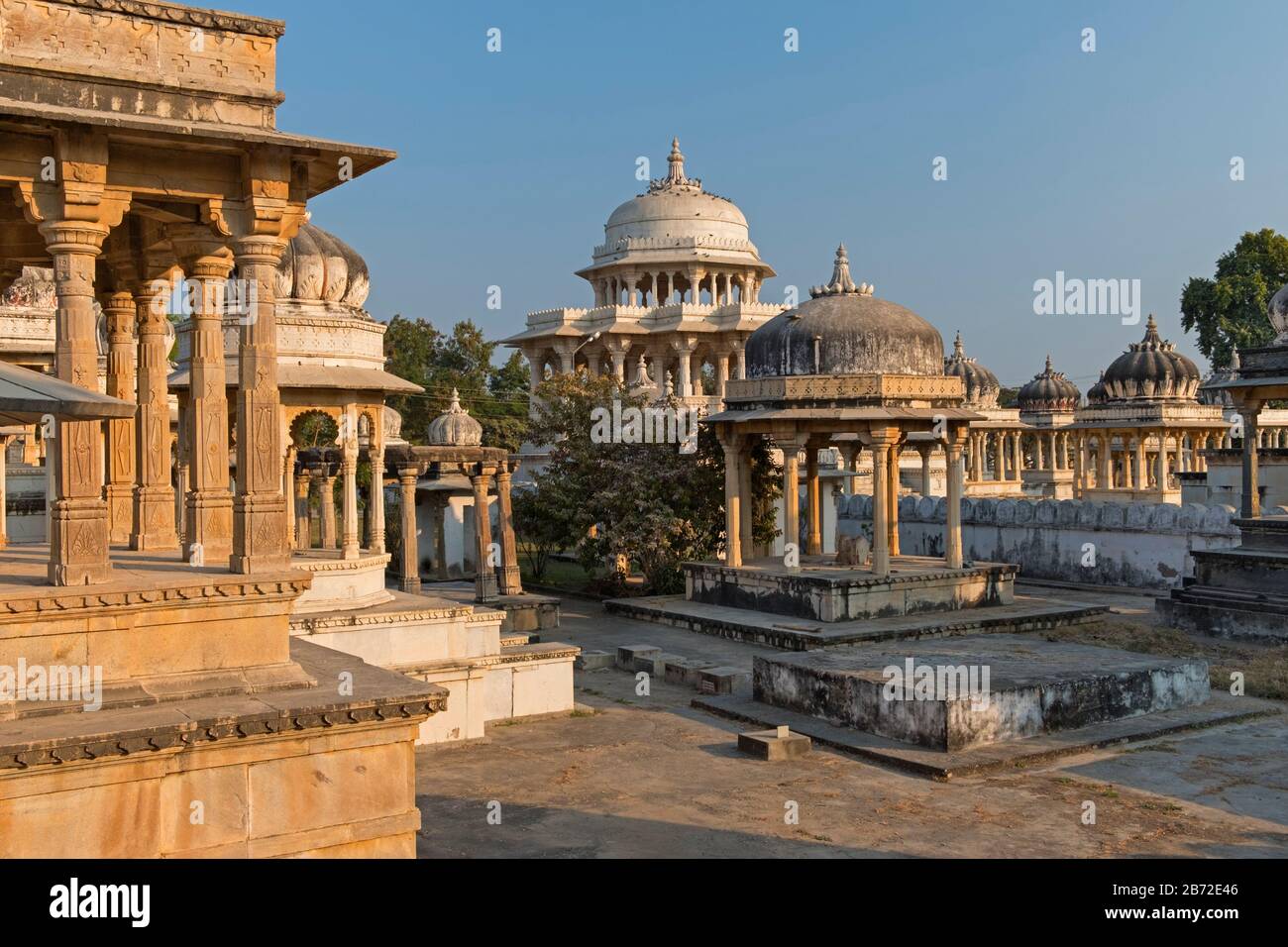 Ahar Royal Cenotaphs Udaipur Rajasthan Indien Stockfoto