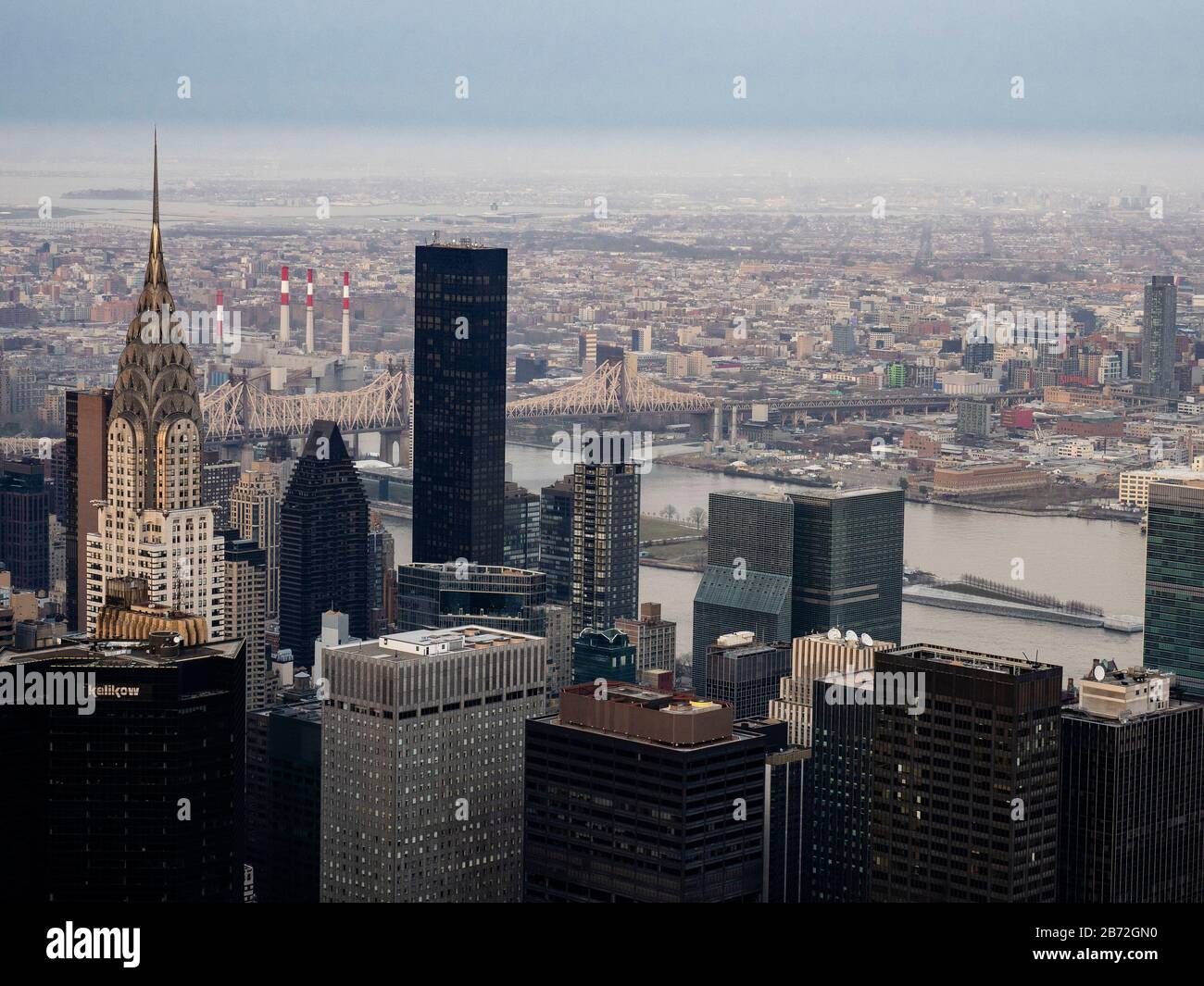 Blick vom Empire State Building Stockfoto