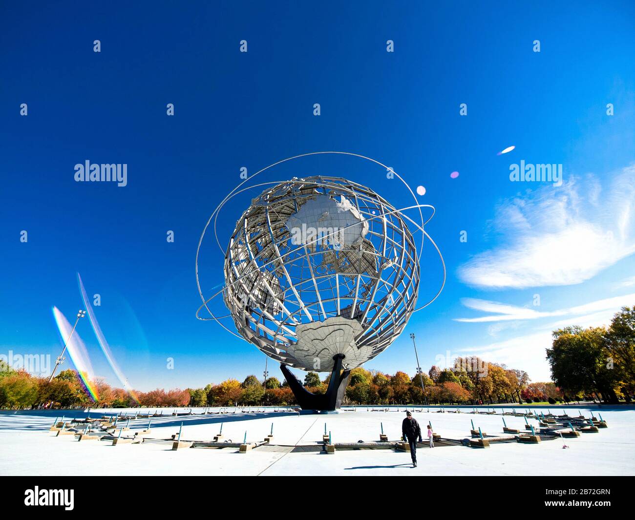 Unisphere, Flushing Meadows Park, New York, NY, USA Stockfoto