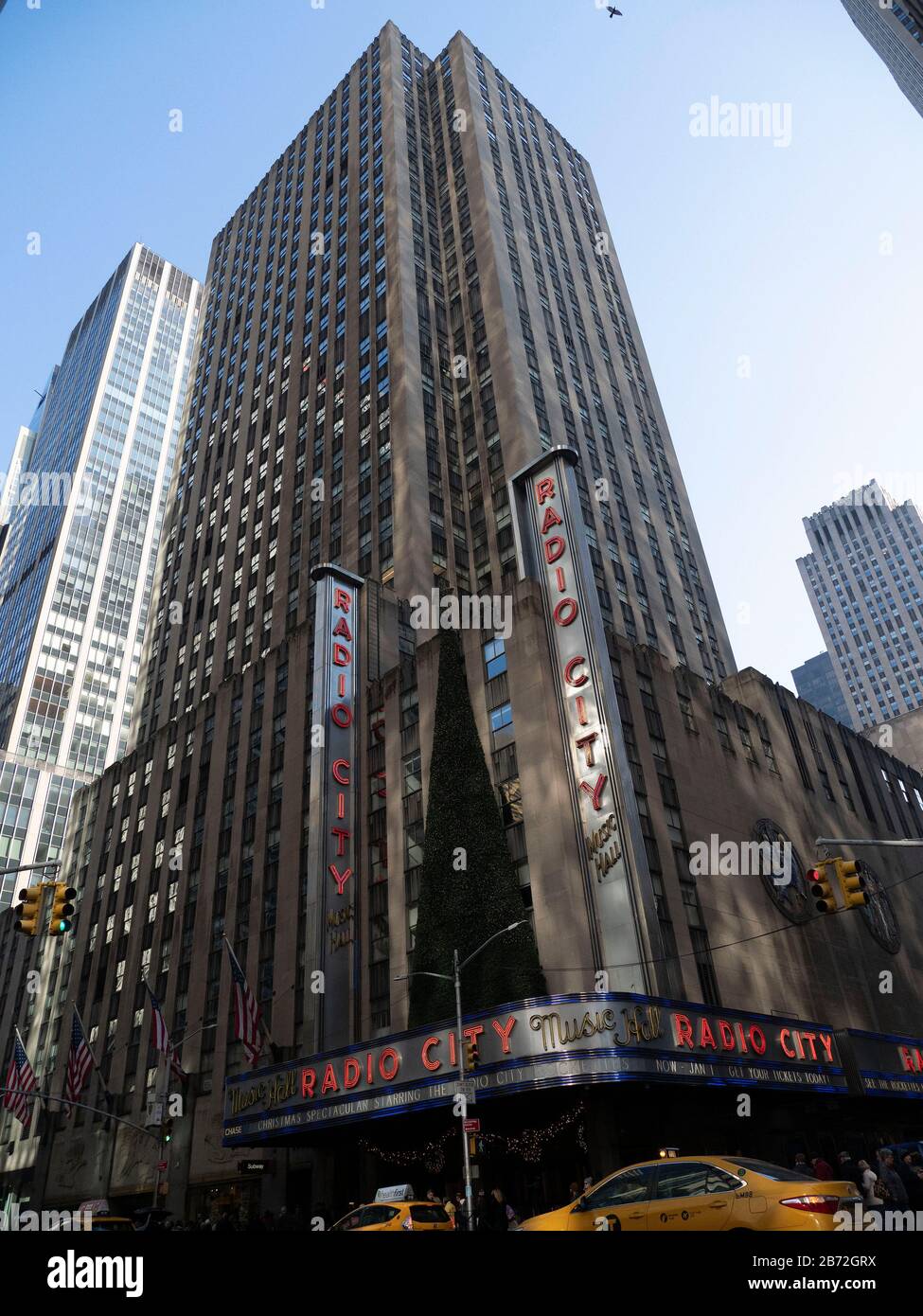 Radio City Music Hall Stockfoto