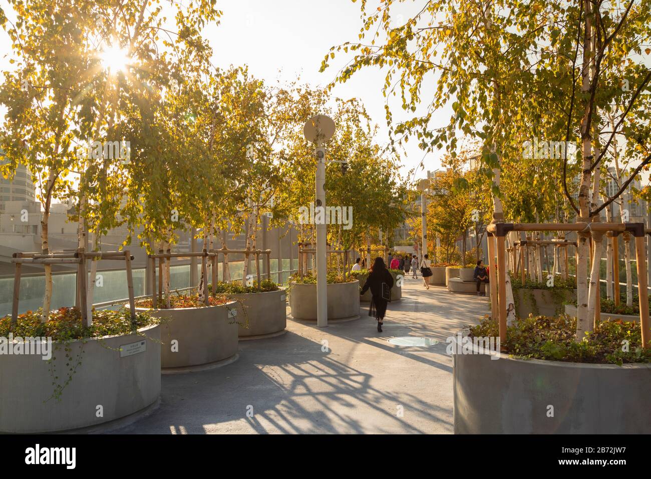 Seoullo 7017 Skygarden, Seoul, Südkorea Stockfoto