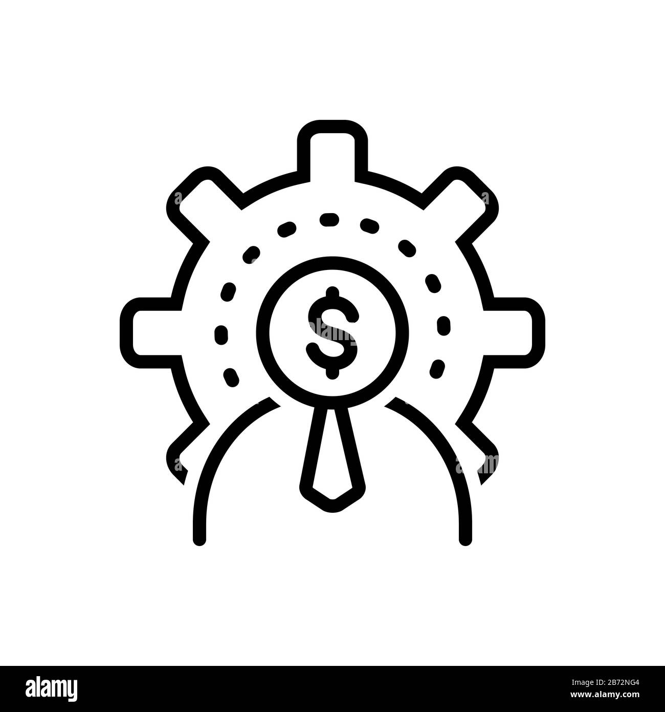 Symbol für Business-Services Stock Vektor