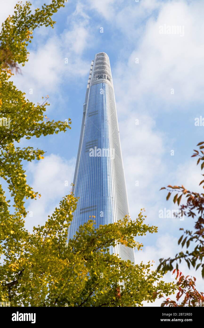 Lotte World Tower, Seoul, Südkorea Stockfoto