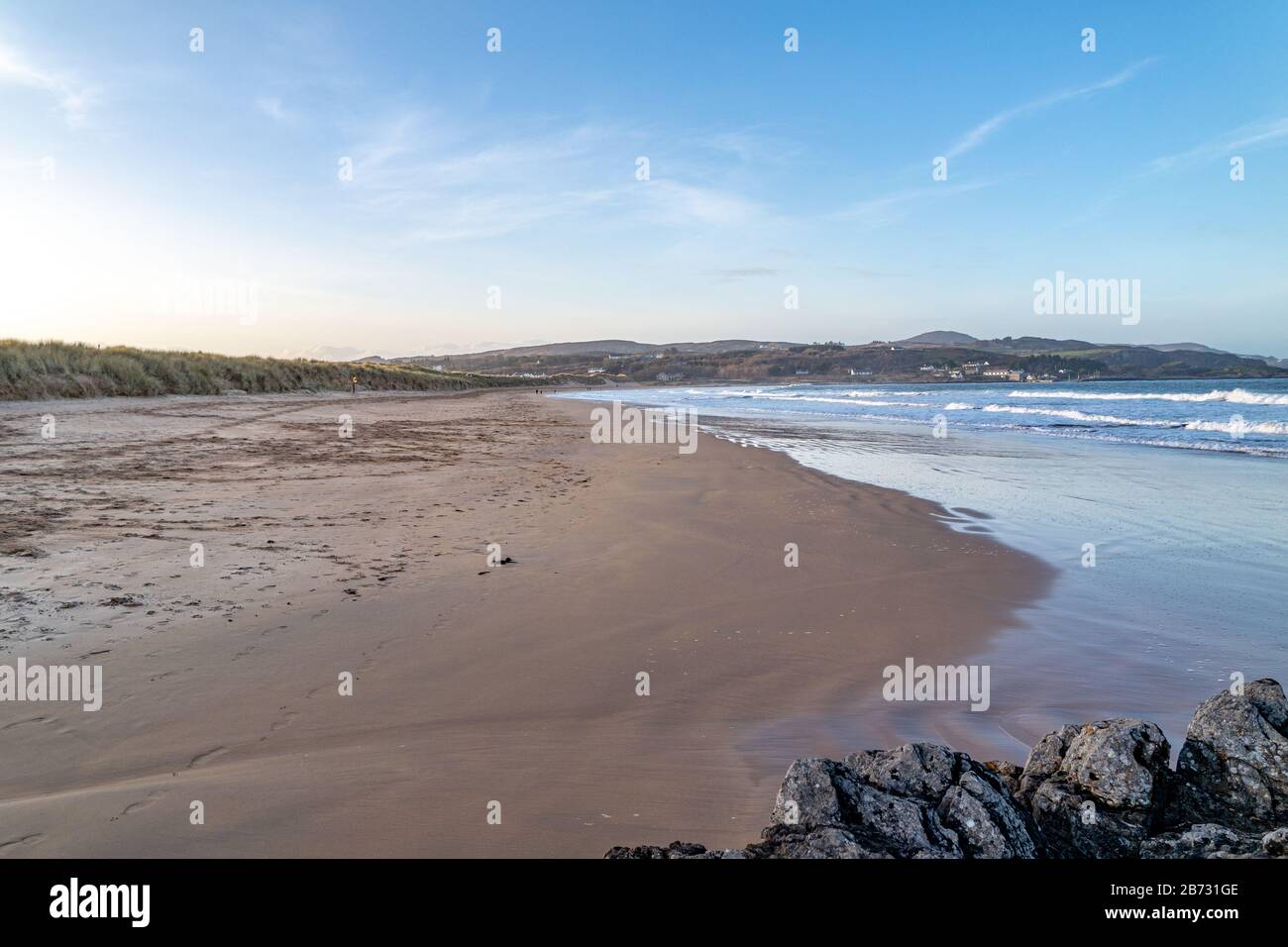 Culdaff Beach, Halbinsel Inishowen. County Donegal - Irland Stockfoto