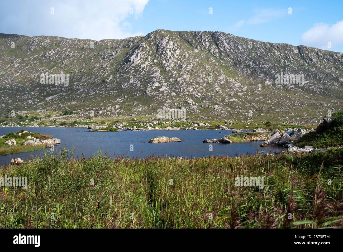 Lake in Derryrush auf dem Wild Atlantic Way in Irland Stockfoto