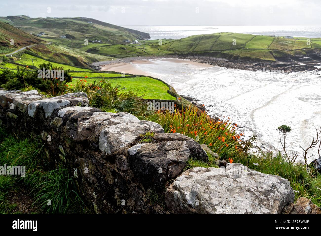 Muckros auf dem Wilden Atlantikweg in Irland Stockfoto