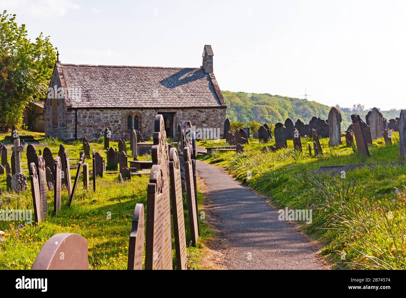 Church Island, Menai, Anglesey, Wales Stockfoto