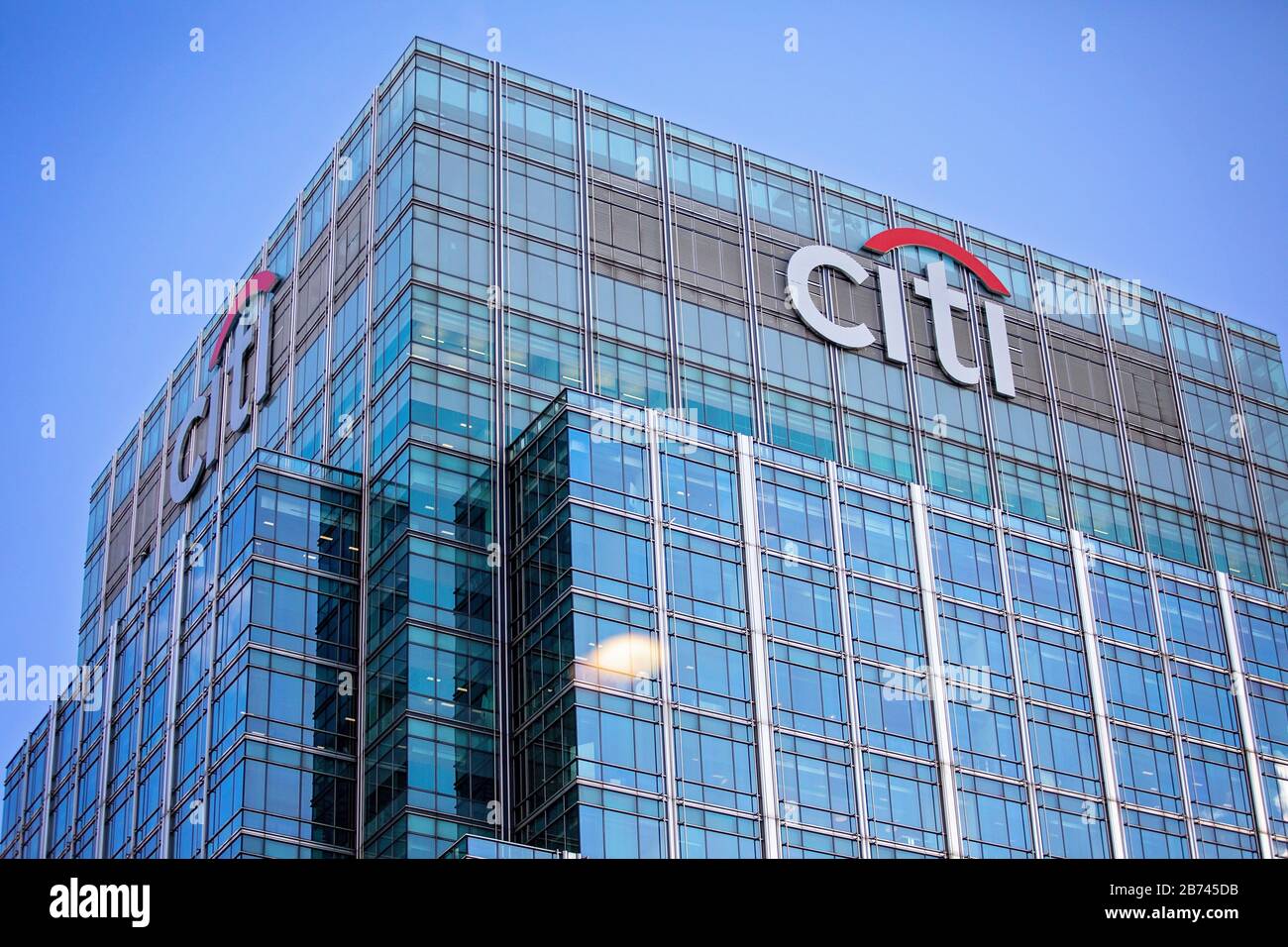 Citi Gebäude Canary Wharf Stockfoto