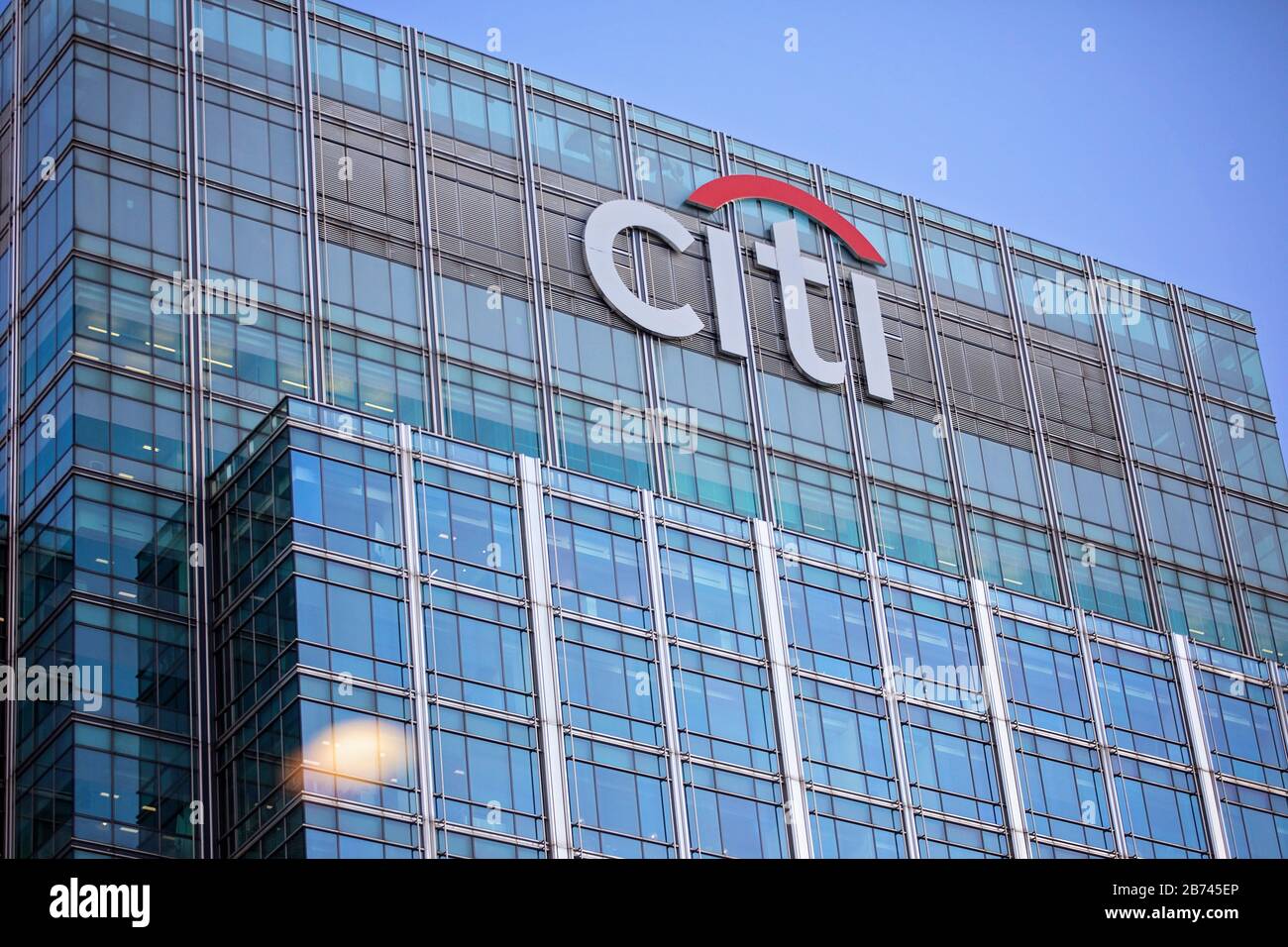 Citi Gebäude Canary Wharf Stockfoto