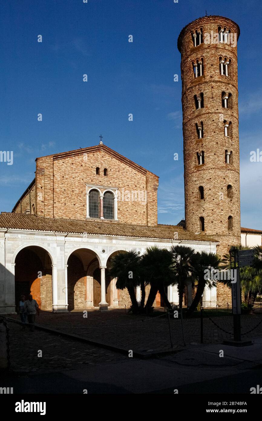 Italien Emilia Romagna - Ravenna - Basilika Von Sant'Apollinare Nuovo Stockfoto