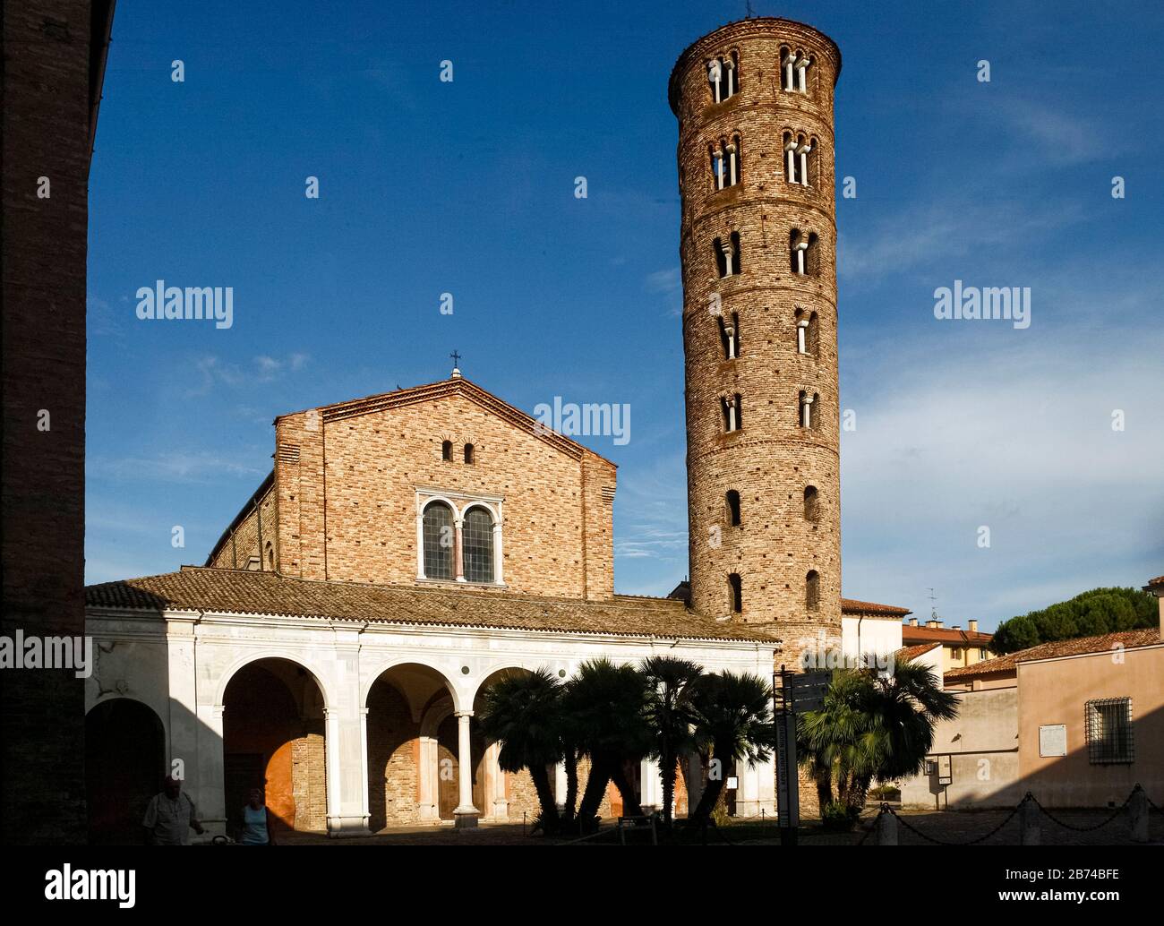 Italien Emilia Romagna - Ravenna - Basilika Von Sant'Apollinare Nuovo Stockfoto