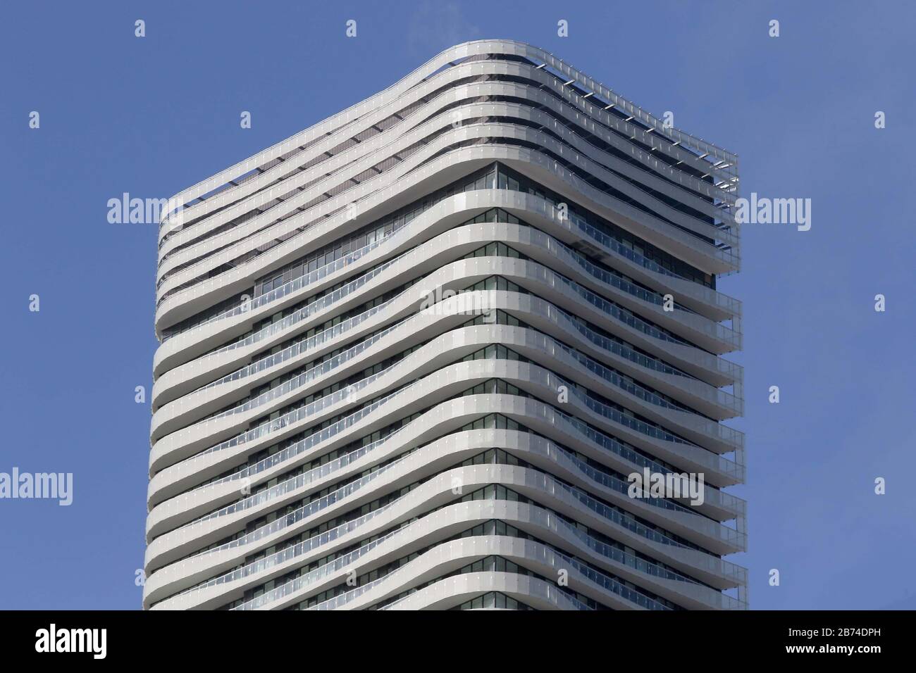 Interessante Gebäude im Stadtzentrum von Toronto Stockfoto